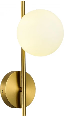 Бра Evoluce Enkel SLE1193-301-01 Латунь/Белый G9 1*5W