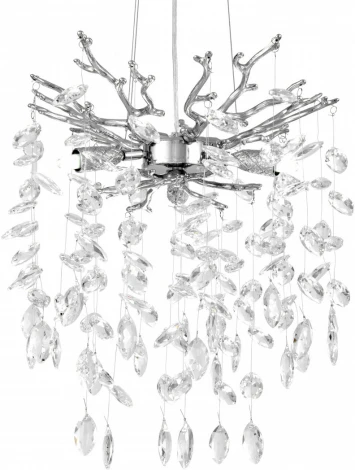 Подвесная люстра хрустальная Arte Milano Milano-1 23110.320.3.E14.B CR (220V, на тросе)