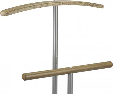 Вешалка костюмная Дэви 2 металлик/дуб крымский состаренный от фабрики Mebelik