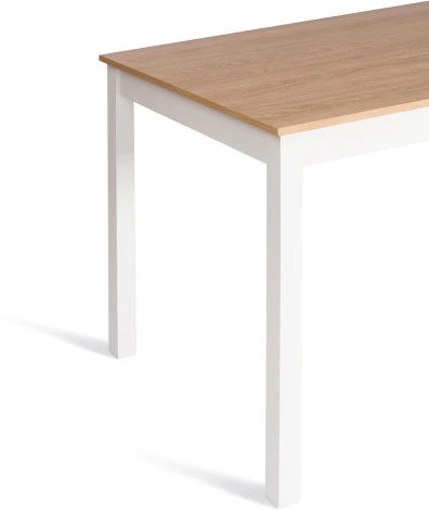 Обеденный комплект Хадсон (стол + 4 стула)/ Hudson Dining Set (mod.0103) (МДФ /Белый )