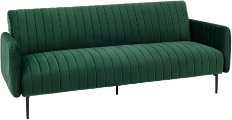 Диван прямой Stool Group Дрезден велюр зелёный УТ000035922