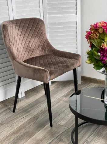 Обеденный стул M-City SORREL BLUVEL-38 LATTE, велюр