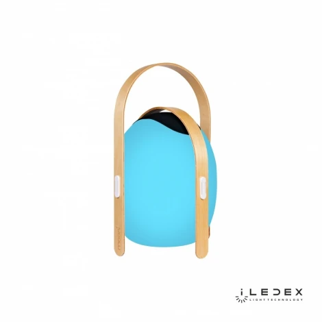 Интерьерная настольная лампа Bluetooth-динамик RGB iLedex Giggle OVS1100-CH WH (220V, пульт управления, управление смартфоном)