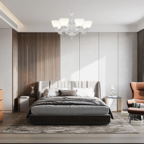 Подвесная люстра Arte Milano AM342837 342837/8 WT+SL (220V, на цепи)