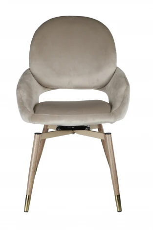 Стул обеденный IST-CASA Виола BS1377-BG-4, бежевый/орех