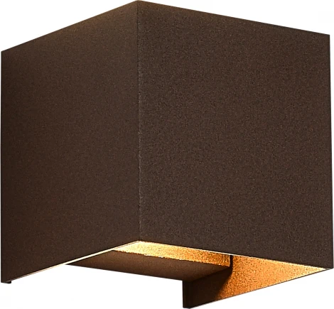 Настенный уличный светильник ST Luce Brik SL9513.601.01 кортен/кортен LED 1*10W 2700K BRIK