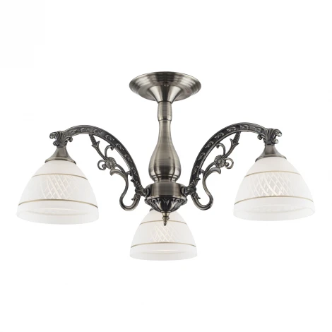 Потолочная люстра IDLamp Drina 290/3PF-Oldbronze