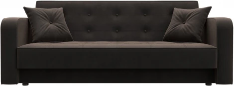 Диван-книжка Тур (Коричневый/Велюр) Лига Диванов арт.121777