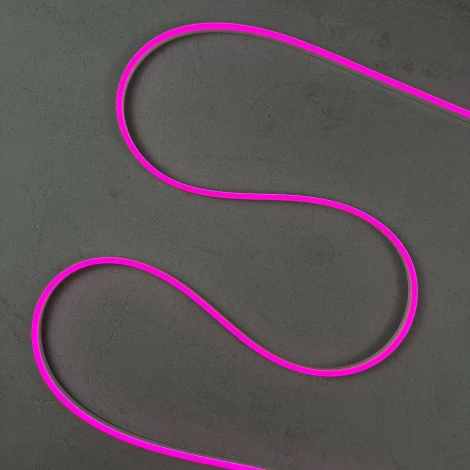 Односторонний Гибкий Неон 8х16мм Розовый 12В, IP65 Laitcom FR-23517