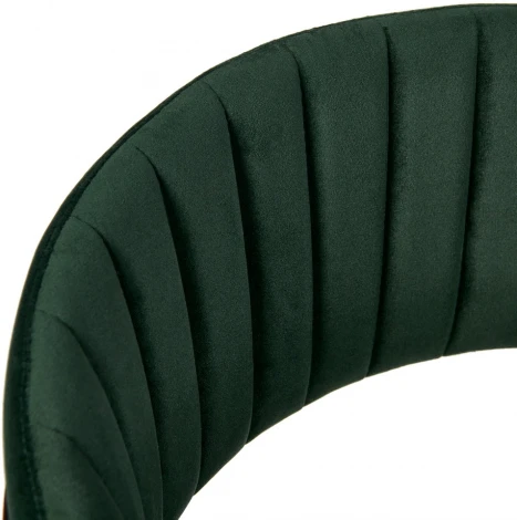 Стул полубарный Turin зеленый с золотыми ножками Bradex Home FR 0908