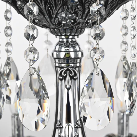 Подвесная люстра Bohemia AL7901 AL79101/8/250 B NB (220V, подвески, на цепи, подсвечник, свеча)