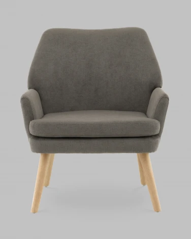 Кресло Харви серый деревянные ножки Stool Group арт.УТ000040118