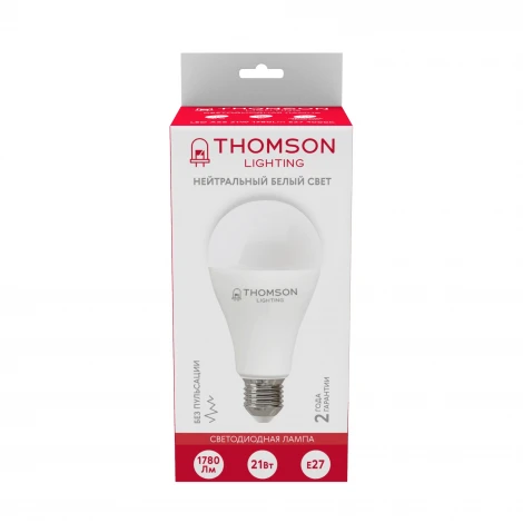 Лампочка светодиодная белая груша E27 11W Thomson A65 TH-B2100