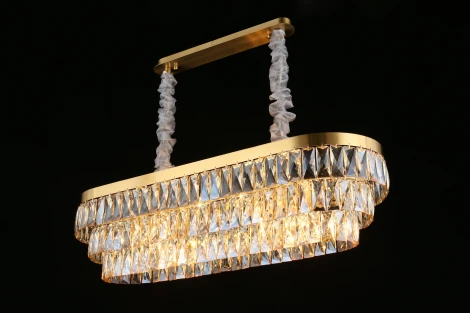 Подвесная люстра Francheska APL.837.03.12 Aployt (220V, хрусталь, на цепи)