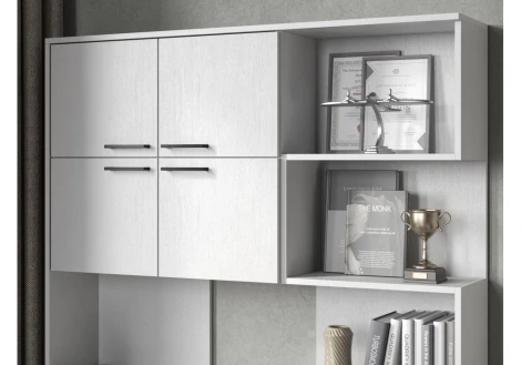 Компьютерный стол Эльброни левый белый 664904