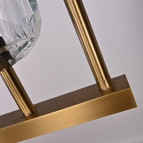 Подвесной светильник Rh Boule De Cristal Linear Chandelier 5 Bronze ImperiumLoft 40,1221 (220V)