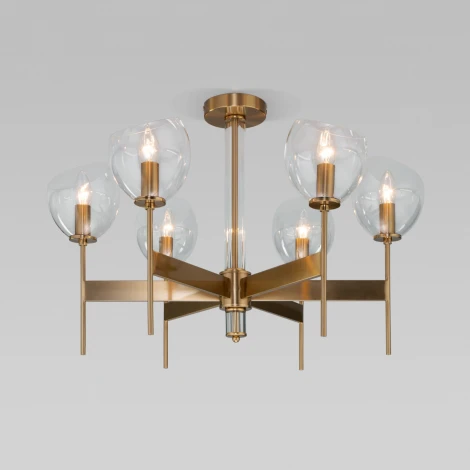 Потолочная люстра на штанге Arrista 60130/6 Eurosvet латунь Smart