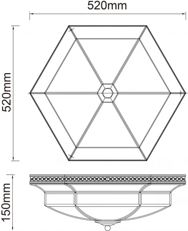 Потолочный светильник Chiaro Маркиз 397010204