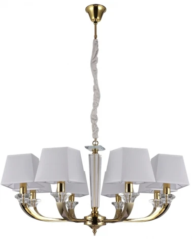 Подвесная люстра Newport 11400 11408/C gold (220V, на цепи)