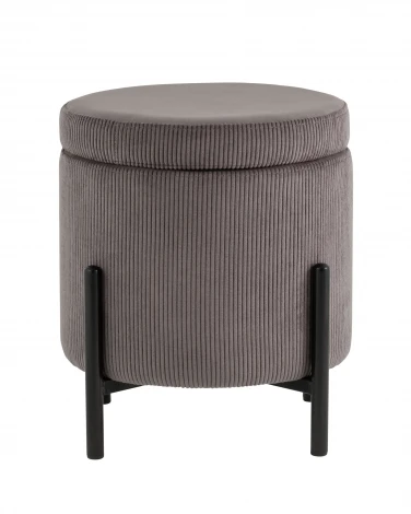 Пуф Дали с ящиком велюр коричневый УТ000036727