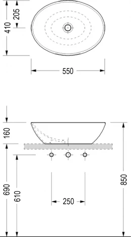 Раковина Serel CH33