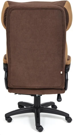 Компьютерное кресло для руководителя Tetchair DUKE (Флок,Ткань/Коричневый,)