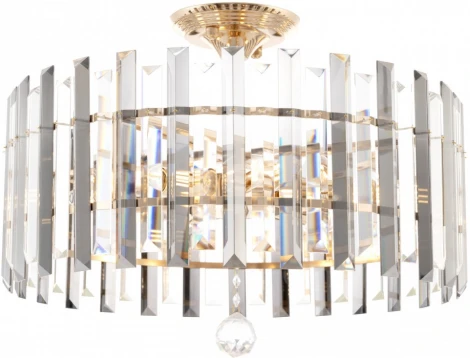 Потолочная люстра хрустальная на штанге Arte Milano Sorrento-1409 371409/6/100/470 GD (220V)