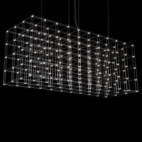 Подвесная люстра Quasar Cosmos Square LED pendant light ImperiumLoft 40,244 (252290-22)