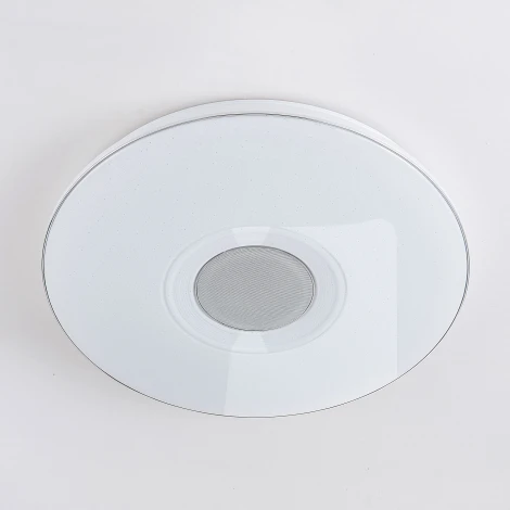 Потолочный светильник RGB Bluetooth-динамик круглый Citilux Light & Music CL703M100 (LED, 220V, пульт управления, управление смартфоном, голосовое управление, умный дом - Алиса, Маруся, Сири, круглые)