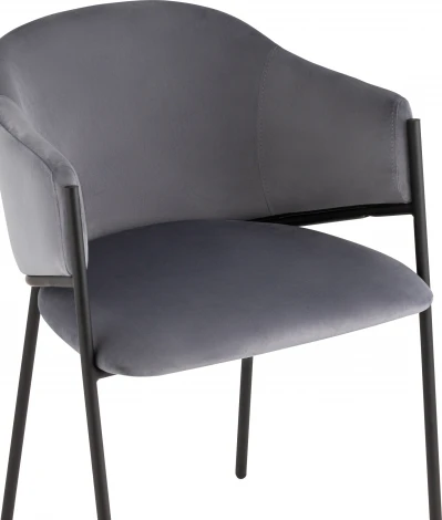 Стул Brace велюр серый Stool Group (арт.УТ000039130)