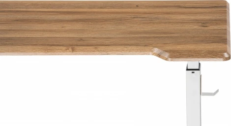 Компьютерный стол Маркос с механизмом подъема 120 (Маркос с механизмом подъема 120х75х7б белый / вотан дуб) Notta арт.578482