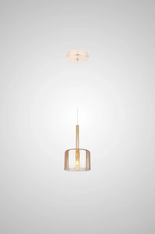 Подвесной светильник AM Group AM355 AM355-D140 AMBER (220V, на проводе)