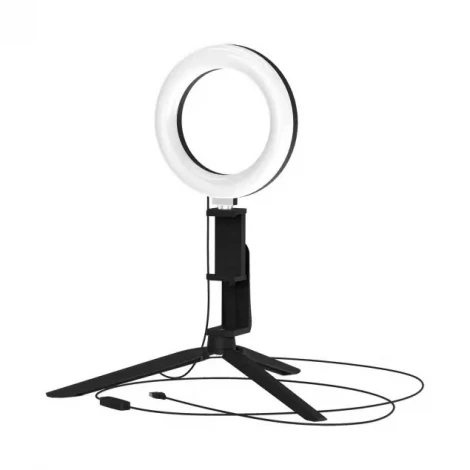 Офисная настольная лампа c питанием от USB Gauss Ring Light RL001 (LED, 220V, выключатель)
