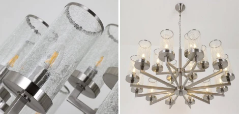 Подвесная люстра Liaison Two-Tier Chandelier 18 Silver ImperiumLoft 40,2464 (143896-22)
