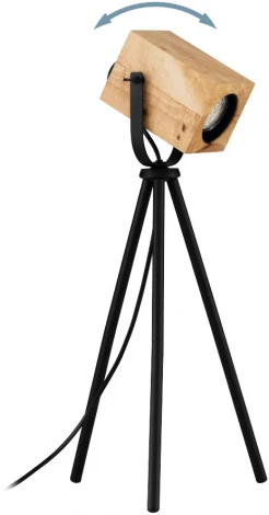 Интерьерная настольная лампа на треноге Eglo Ayles 43749 (220V, выключатель)