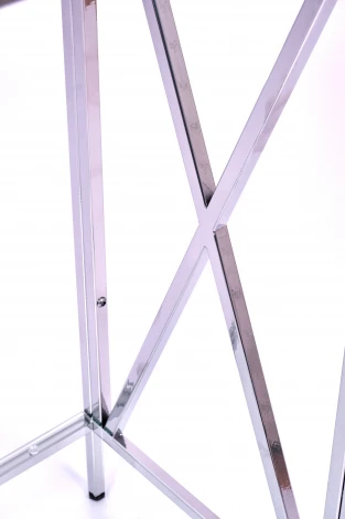 Консольный стол AllConsoles 1033-CS clear серебряный