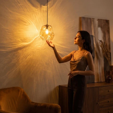 Подвесной светильник Citilux Rocka CL247082 Янтарный