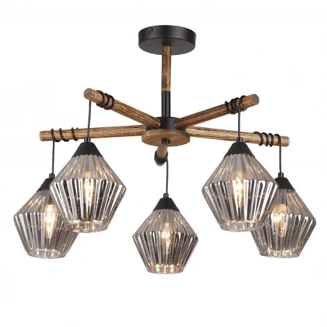 Потолочная люстра на штанге MyFar Bella MR1771-5C (220V)