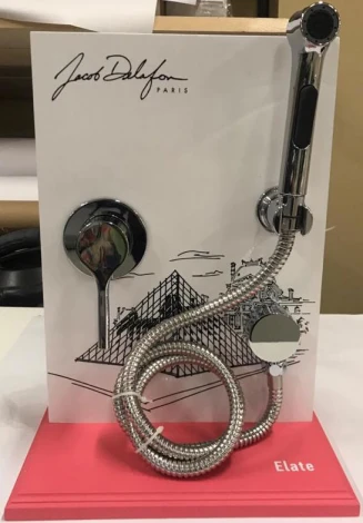 Гигиенический душ Jacob Delafon Elate E24610-CP со смесителем С ВНУТРЕННЕЙ ЧАСТЬЮ