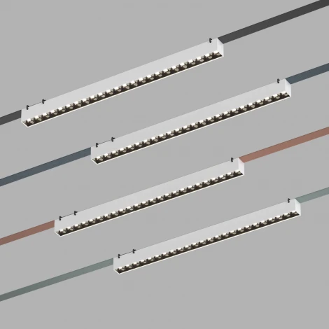 Трековый светильник 48V Denkirs Belty Grill DK5572-WB (LED)