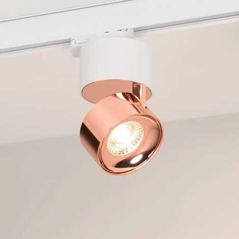 Трековый светильник SP-PLURIO-TRACK-4TR-R77-9W Day4000 (WH-COP, 36 deg, 230V) (Arlight, IP20 Металл) 038102 (LED)