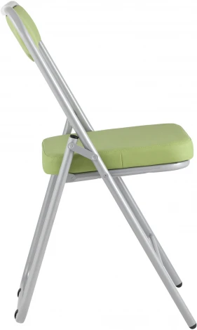 Складной стул Stool Group Джонни экокожа салатовый каркас металлик УТ000035367