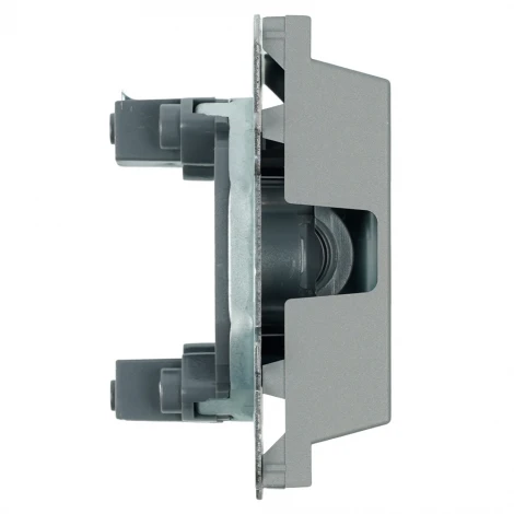 Вывод кабеля (платиново-серый, soft touch) Stekker Эмили 50222