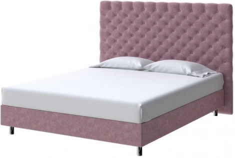 PROxSON Кровать Paris Boxspring Standart (Ткань: Велюр Gratta 6 Ягодный мусс) 160x200
