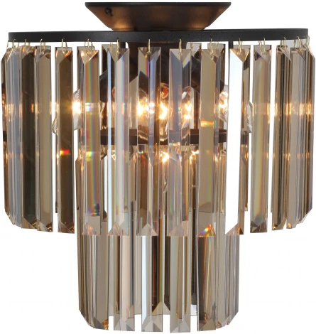 Потолочная люстра Vitaluce V5154-1/4PL, 4xE14 макс. 40Вт (220V, хрусталь)