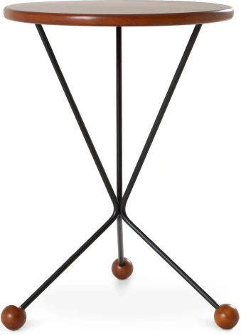 Журнальный стол Petal ОГОГО Обстановочка! (Массив дерева/Коричневый,Черный) арт.930832