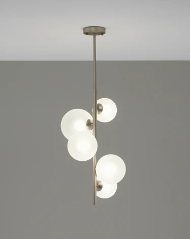 Потолочная люстра на штанге Moderli Renny V11466-5P (220V, шарики)