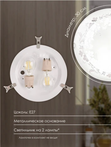 Настенно-потолочный светильник Мелодия Света WA1N 000059665