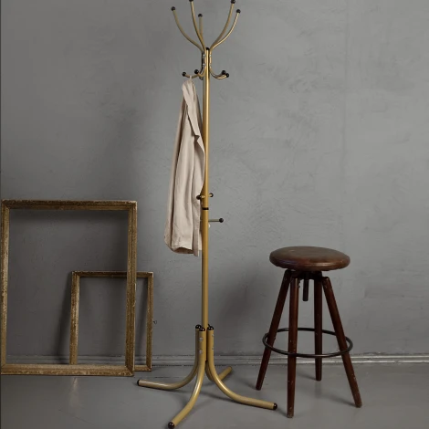Вешалка напольная М 10 золото от фабрики Mebelik