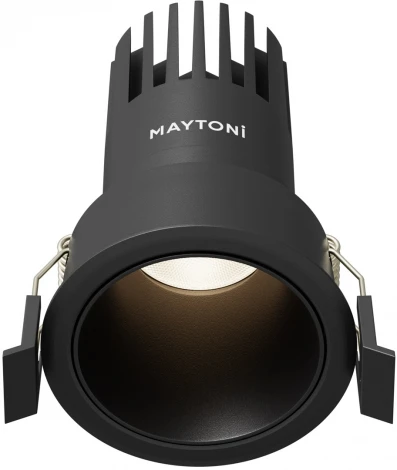 Встраиваемый светильник Maytoni Dip DL116-10W-4K-B (LED, 220V, круглые)